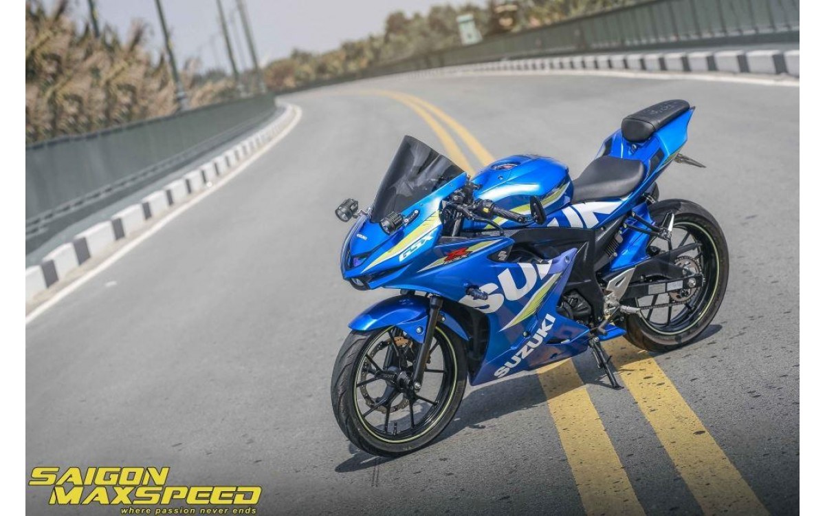 Suzuki GSX R150 độ gây ấn tượng người xem với option đồ chơi đẳng cấp